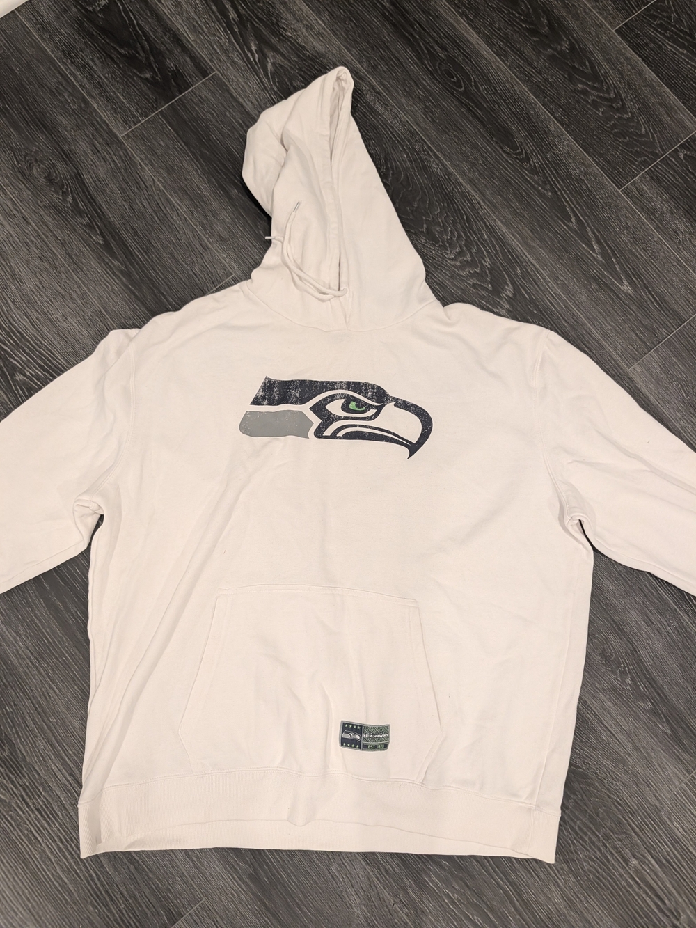 NFL White Seattle Seahawks Pullover Hoodie